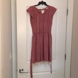 Dusty Rose knee length dress